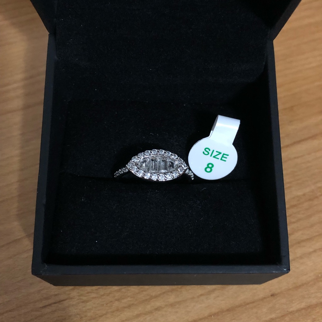 Bomb Party Diamond Cubic Zirconia RingSize 8 20$